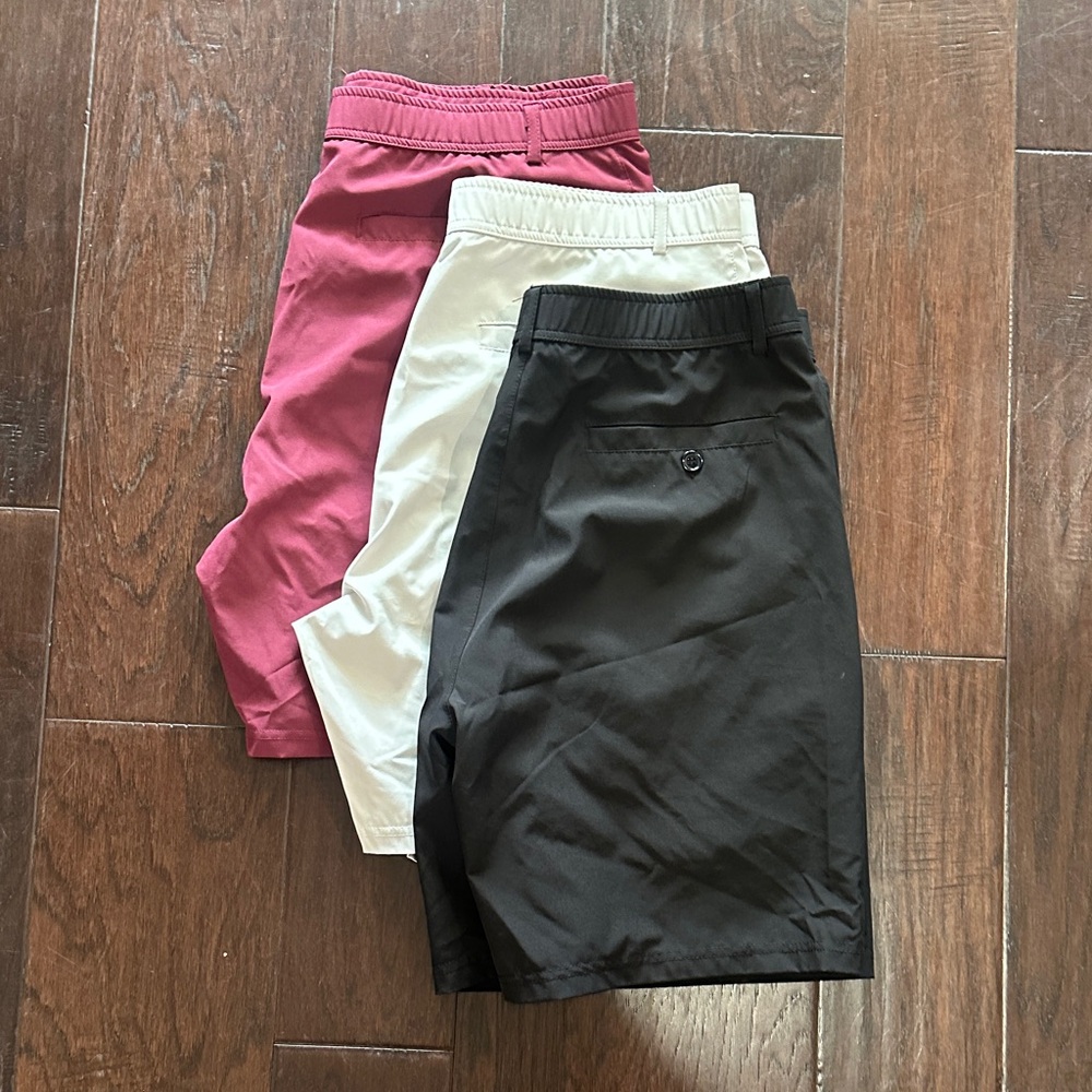 Multi-Color Golf Shorts Set